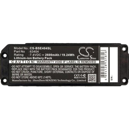 Cameron Sino 2600mah battery for BOSE Soundlink Mini 063287 063404 batteries
