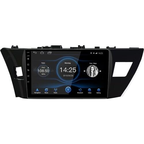 Android8.1 GPS Navigation Car Radio Car Stereo 10.1" Wifi BT4.0 Audio Player Mirror Link RDS For Toyota Corolla Altis 2014-2016