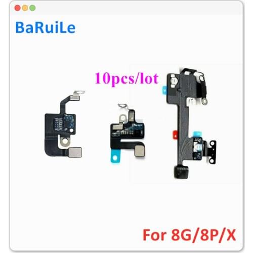 BaRuiLe 10pcs Wi-Fi Antenna for iPhone 8 Plus 8G X 8P 8+ Wifi Flex Cable Signal Receiver Ribbon Replacement Parts