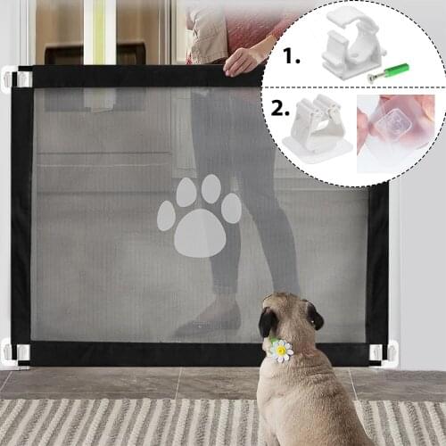 Pet Dog Safe Fences Portable Kids Fence For Indoor Gate Safety Enclosure Barrier Ingenious Mesh Mesh Pet Supplies Dropshipping