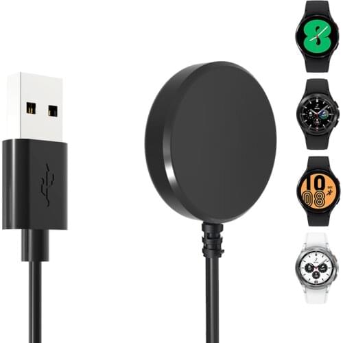 Dock Charger Adapter USB Charging Cable Base Cord Wire For Samsung Galaxy Watch 4 40/44mm Classic 42/46mm 46mm eSIM Smart Watch