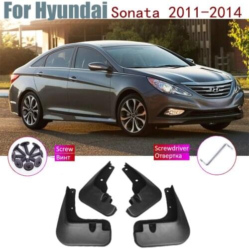 Fender Mud Guard Flap Splash Flaps Mudguards Accessories Car Mudflaps For Hyundai Sonata YF i45 6th 6 Gen 2014 2013 2012 2011