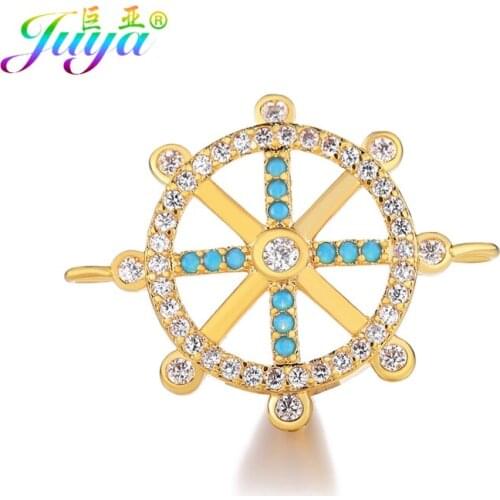 Juya Hand made 2 Loops Connectors Charms Accessories For Women Kids Needlework Bracelets Earrings Jewelry Making