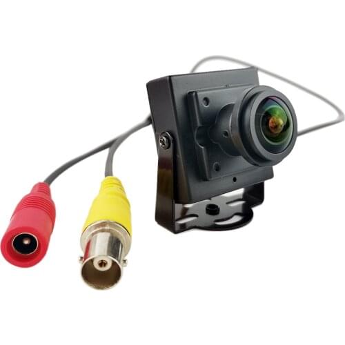 HD 5MP Lens Wide Angle Analog Camera 1000TVL CMOS Wired Mini Box Micro CVBS CCTV Security Camera with Metal Body