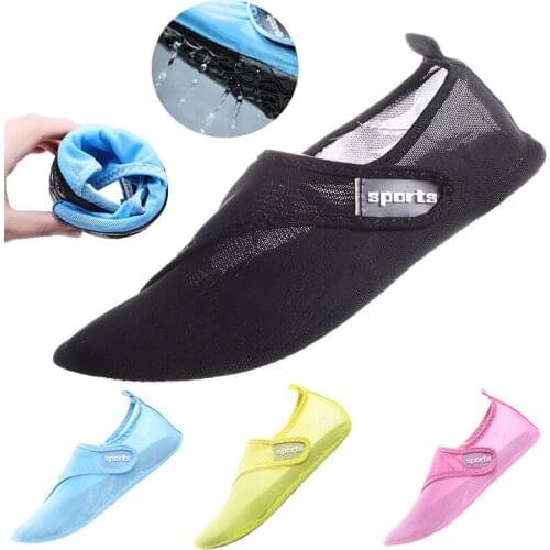 Summer New Mens And Womens Swimming Shoes, Lightweight Surfing Water Sports Shoes, Quick-Drying Mesh, Breathable Beach Shoes