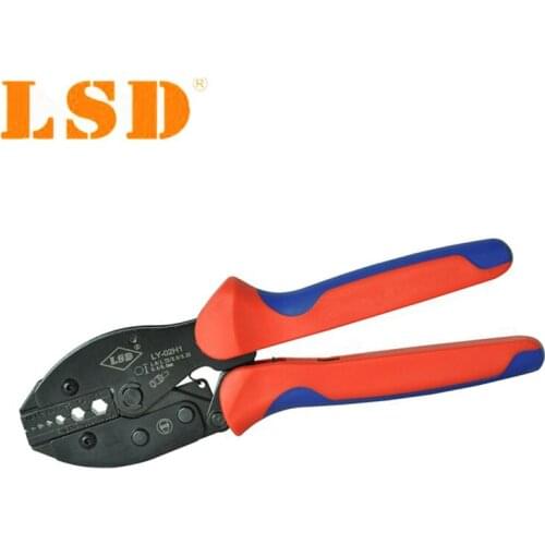 LY-02H1 High Quality Hand Crimping tools for crimping coaxical cables Fiber optic, Belden 8279 Electrical Ratchet Pliers crimper