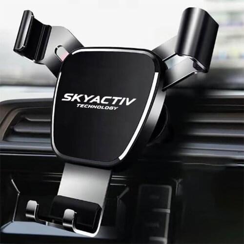 Metal Car Mobile Phone Holder For Mazda skyactive 2 3 5 6 8 cx3 cx4 cx5 cx7 cx8 cx9 cx30 mx5 rx8d GPS Stand Navigation Bracket