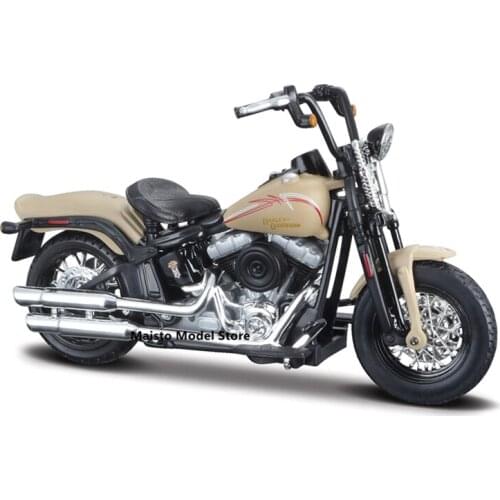 Maisto 1:18 scale HARLEY-DAVIDSON 2008 FLSTSB CROSS BONES Alloy Die casting motorcycle Model collection gift toy