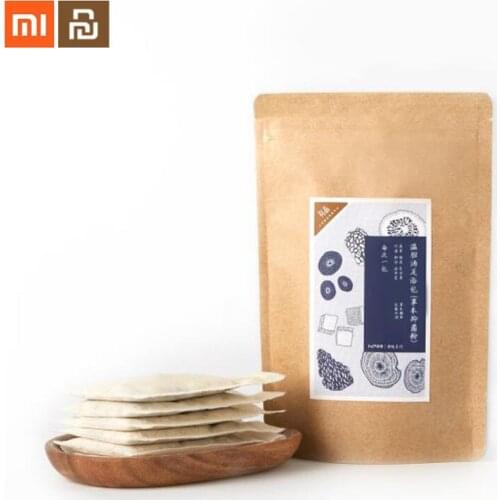 7 piece / bag xiaomi mijia foot bath package to help sleep soothing nerves to fatigue to promote circulation foot bath bag smart