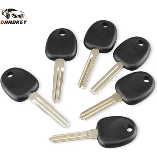 Dandkey 10X Blade Transponder Chip Car Key Case Shell For Hyundai Accent Sonata NF Elantra IX35 Tucson Verna Replacement No Logo