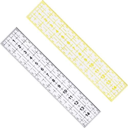 1Pcs 3X15cm Sewing Tailor Ruler Patchwork Feet Tailor Yardstick Cutting Quilting DIY Sewing Tools stationery drawing Ruler