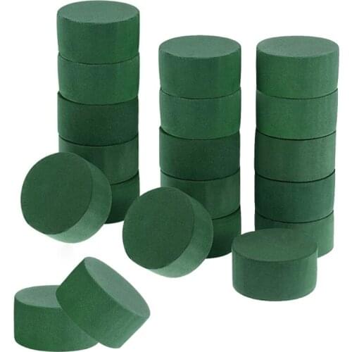 20pcs Wet Floral Foam Bricks Green Florist Styrofoam Block for Spring Fresh Flower Arrangement Supplies Crafts