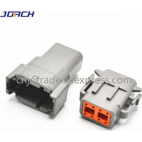 5 set 8 pin DTM04-8P DTM06-8S DTM Deutsch Female and male Waterproof Connector Automotive Connectors plug With Pins
