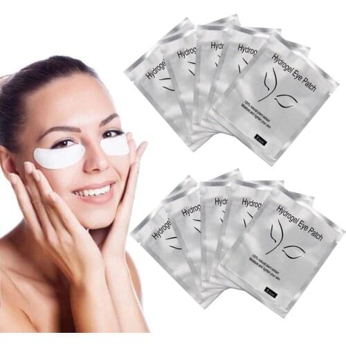 Eye Pads 50pcs Eyelash Under Eye Pads Lint Free Patches For Eyelash Extension Supplies Lashes Extension For Professionals Tools
