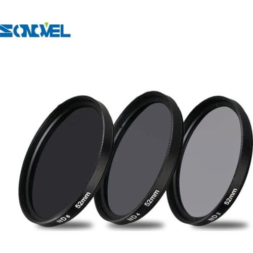 55mm ND2 ND4 ND8 Neutral Density Filter Lens Set For Nikon D7500 D5600 D5500 D5300 D3300 D3400 D850 D750 with AF-P 18-55mm Lens