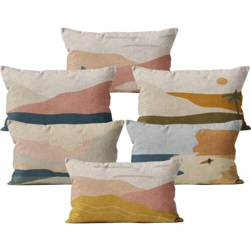 Decorative Pillows Case for Sofa Scandinavian Style Cushion Cover 30*50 Decor Home for Bed Linen Throw Pillowcase