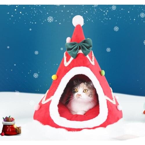 Decorative Soft Texture Creative Kitten Dogs Bed House for Household