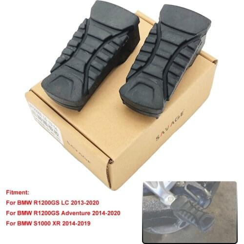 For BMW R1200GS LC R 1200 GS ADV Adventure S1000XR 2014 2015 2016 2017 2018 Motorcycle Rear Footpeg Plate Footrest Rubber Cover