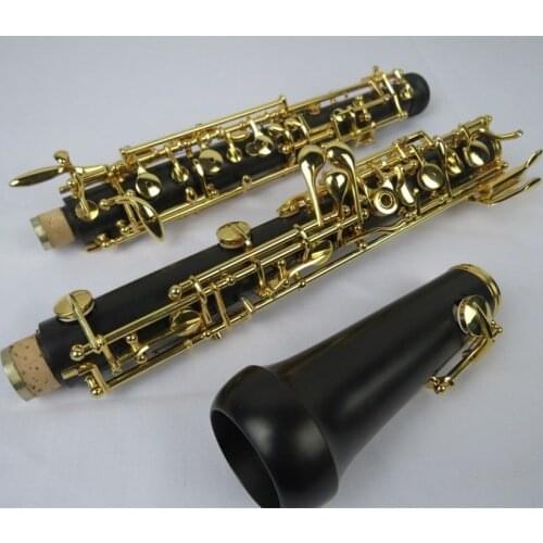 Great Professional ebony concert full-automatic oboe,gold-plating C key #9460