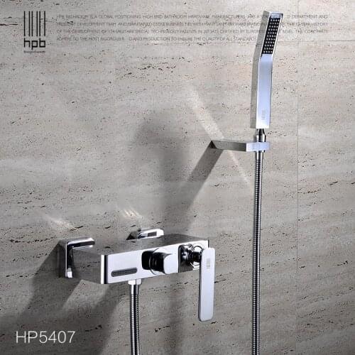 Han sent all copper cold hot bathtub faucet sanlian HP5407 shower set