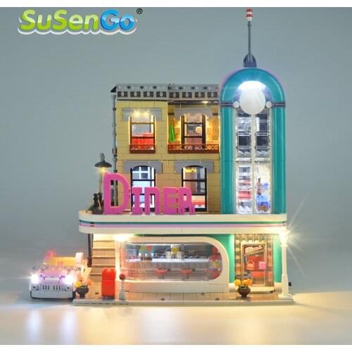 SuSenGo LED Light Set For 10260 Compatible with 15037 LJ99004 , NO Blocks Model