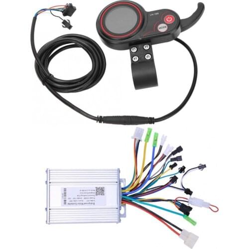 36V 450W 2 in 1 Electric Scooter Controller Mountain Bike E-bike Controller with LCD Display Thumb Shifter Electric Bike Parts