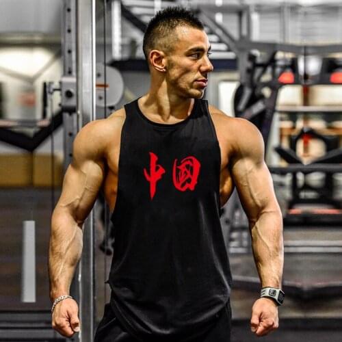 Mens Fashion Brand Muscle Fitness Singlets Workout Casual Gym Tank Top Clothing Bodybuilding Vest Sleeveless Sports Shirt