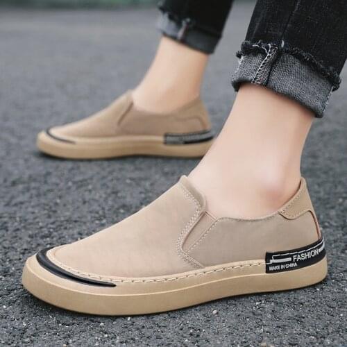 Men Shoes 2021 New Male Canvas Shoe Comfort Breathable Boy Student Casual Shoes Summer Fashion Gym Shoes Mens Vulcanized Shoes