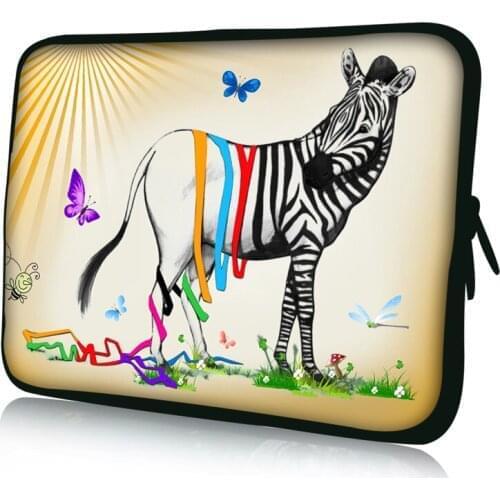 Laptop bag Soft Zebra 13.3 15 Waterproof Sleeve For Macbook Air 13 Pro Retina 14 15.6Notebook Case Cover for Lenovo Dell