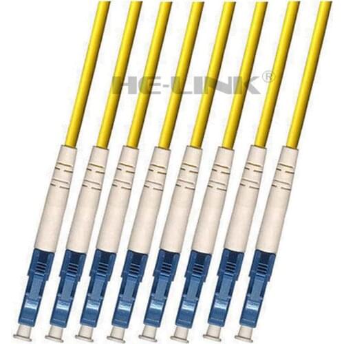 LODFIBER 50M LC-LC Outdoor Armored Singlemode 8 Strands Fiber Optic Cable Patch Cord 9/125