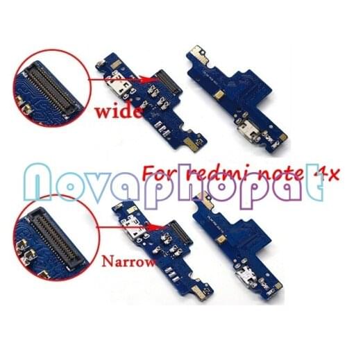 Novaphopat Charging Flex for Xiaomi Redmi Note 4X Charger Connector Micro USB Dock Port Flex Cable Microphone Replacement +track