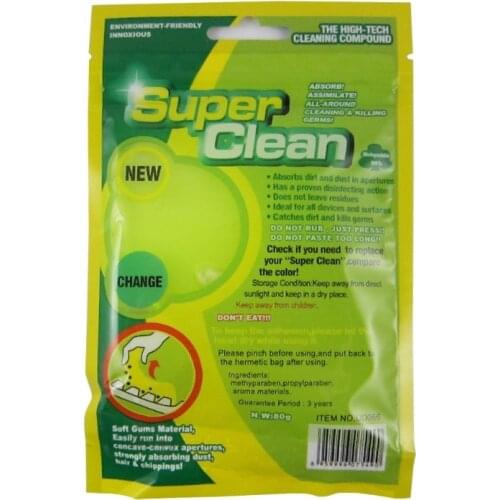 New Auto Car Cleaning Pad Glue Powder Cleaner Cleaner Dust Remover Gel Home Computer Keyboard Clean Tool Car Cleaning