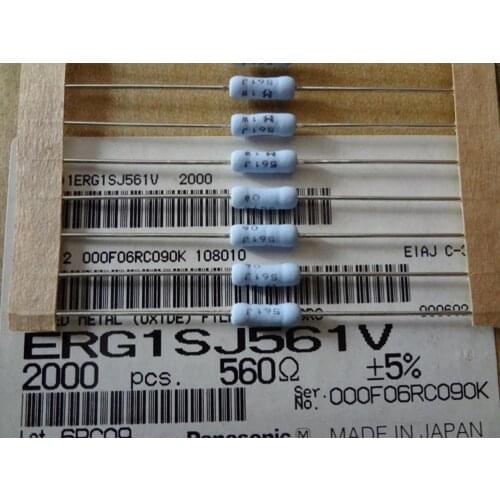 Original new 100% advanced writing temperature resistor 1W560R 1W 560R 1W560ohm (Inductor)