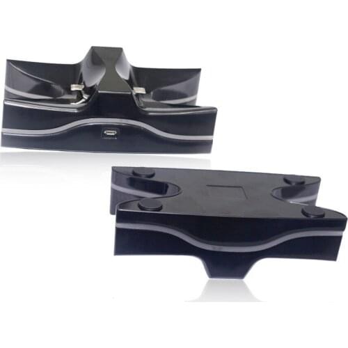 Elistooop Colorful Charging stand LED DC 5V Fast Charging Dock Station for PS4 Controller Dual Controllers Charger Stand