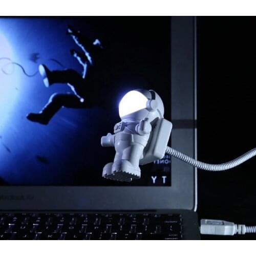 Lovely Astronaut Night Light Reading Light Childrens Gift LED Spaceman USB Light Computer Desk Lamp