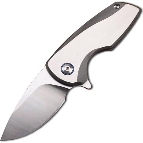 TC4 Titanium Alloy Handle 14c28n Steel Plate Field Survival Hunting Mountaineering Fishing Knife EDC Tool