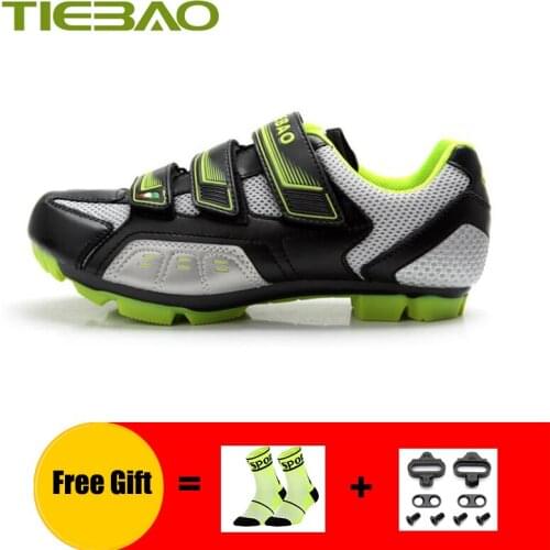TIEBAO Cycling Shoes Mtb Cleats Women Men Breathable Mountain Bike Shoes Outdoor Self-locking Superstar Bicycle Riding Sneakers