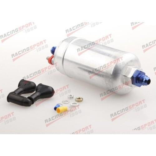 Top Quality External Fuel Pump 044 For B-osch+10AN Inlet 8AN Outlet Adapter Blue
