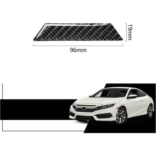 Replacement For Honda Civic 10th Gen 2016-2019 Center Console Storage Box Trim Cover Carbon Fiber Decor