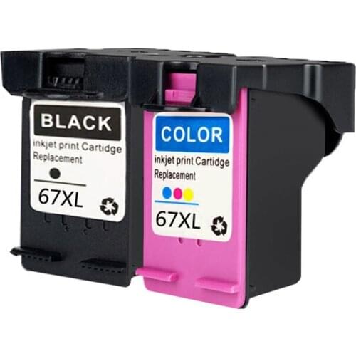 Vilaxh 67xl Compatible Ink Cartridge Replacement For HP 67 xl Deskjet 2723 2721 2700 6020 6052 6055 6420 6452 6455 printer