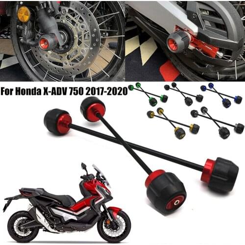 For Honda XADV750 X-ADV750 XADV 750 X-ADV 750 2017-2020 Motorcycle Front Rear Wheel Fork Axle Slider Crash Pad Falling Protector