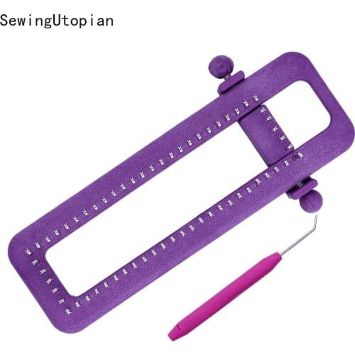 1set Adjustable Sock Loom Kit Knitting Socks Scarf Hat DIY Hand Craft Tool Plastic Sewing Tools Practical Knitting Tool