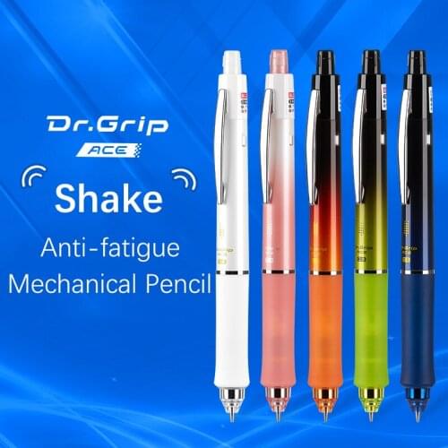 1pc PILOT Anti-fatigue Mechanical Pencil Dr.Grip HDGAC-80R 0.5mm Low Center of Gravity for Writing Painting Stationery Supplies