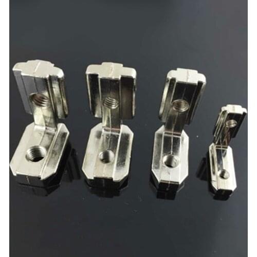 5Pcs 20T groove L-shaped inner corner connector joint bracket 2020 aluminum profile with screws
