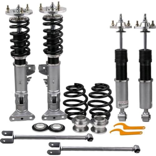 4[CS Coilover Shock strut Kit for BMW E36 3 Series M3 Coupe Saloon Estate Coilovers Spring Adj. Damper Suspension + control arm