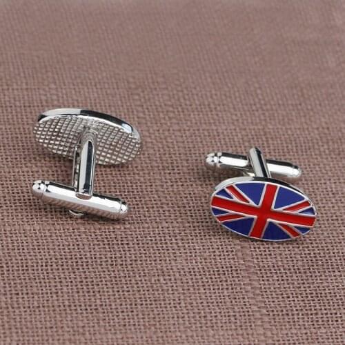 The Great Britain United Kingdom National Flag Cufflinks Men Fashion Shirt Cuff Links Buttons Cufflinks Free Shipping