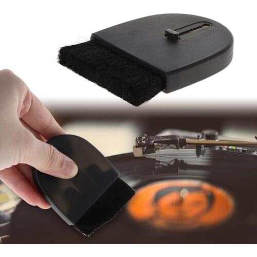 Cleaning Brush Turntable LP Vinyl Player Record Anti-static Cleaner Dust Remover Accessory