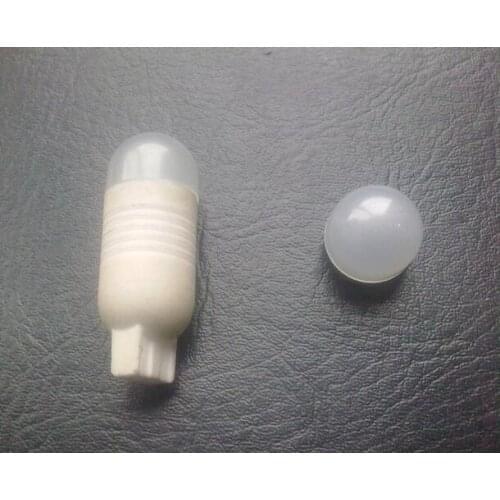 CZIL-23 LED Spherical lampshade, G9 Lampshade, Size: 23X20mm, Thickness: 2mm, Milk Color , Clean surface, PC Materials