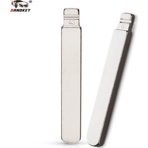 Dandkey 10pcs/lot No.65 Good Quality Fob Replacement Metal Blank Uncut Flip KD Remote Key Blade Type #65 For Subaru Uncut Blade