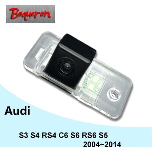 Rearview Camera for Audi S3 S4 S5 RS4 C6 S6 RS6 2004~2014 HD CCD Car Rear View Camera Night Vision Reverse Parking Backup Camera